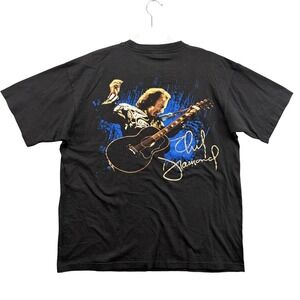 Vintage Neil Diamond Shirt Mens XL Black The Round 93 Tour Concert Single Stitch